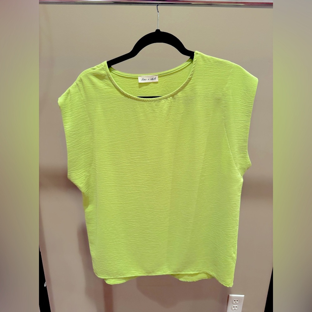 Lime Green Women's Top